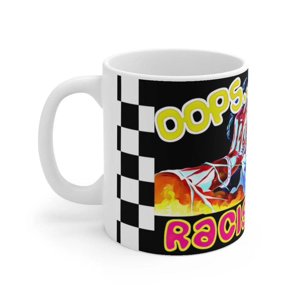 Racism Sux - Lollywood Art Ceramic Mug 11oz - Image 2