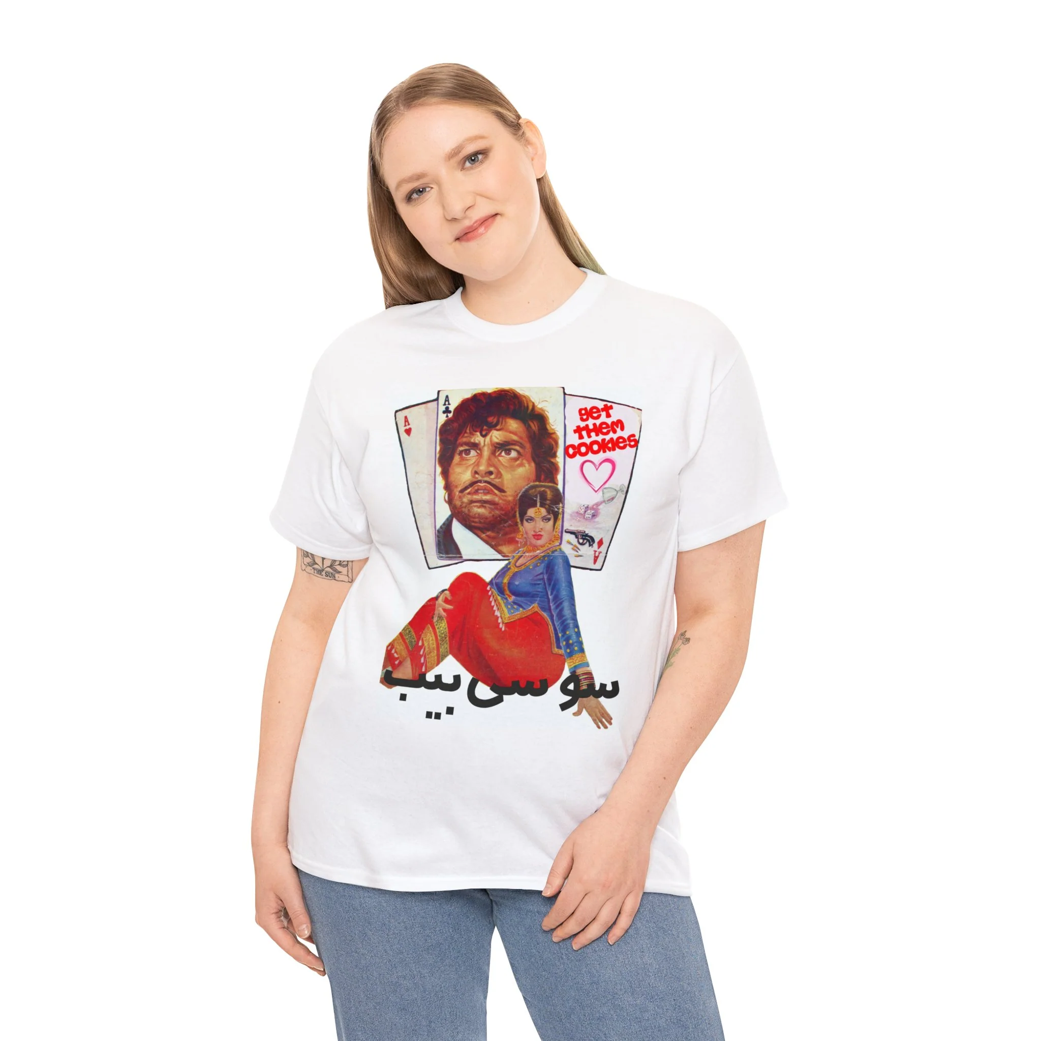 Saucy Babe - Lollywood - Unisex Heavy Cotton Tee - Image 4