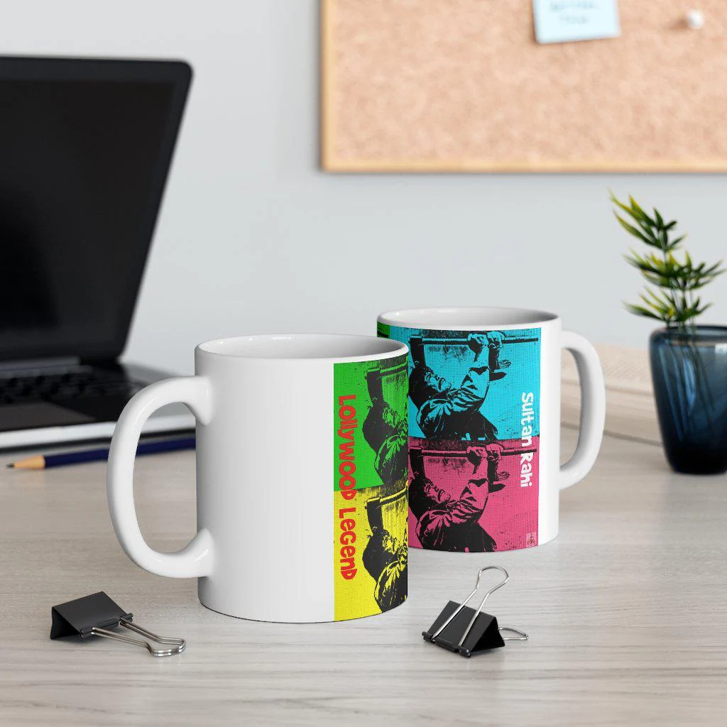 Sultan Rahi - Lollywood Legends - Ceramic Mug 11oz - Image 5