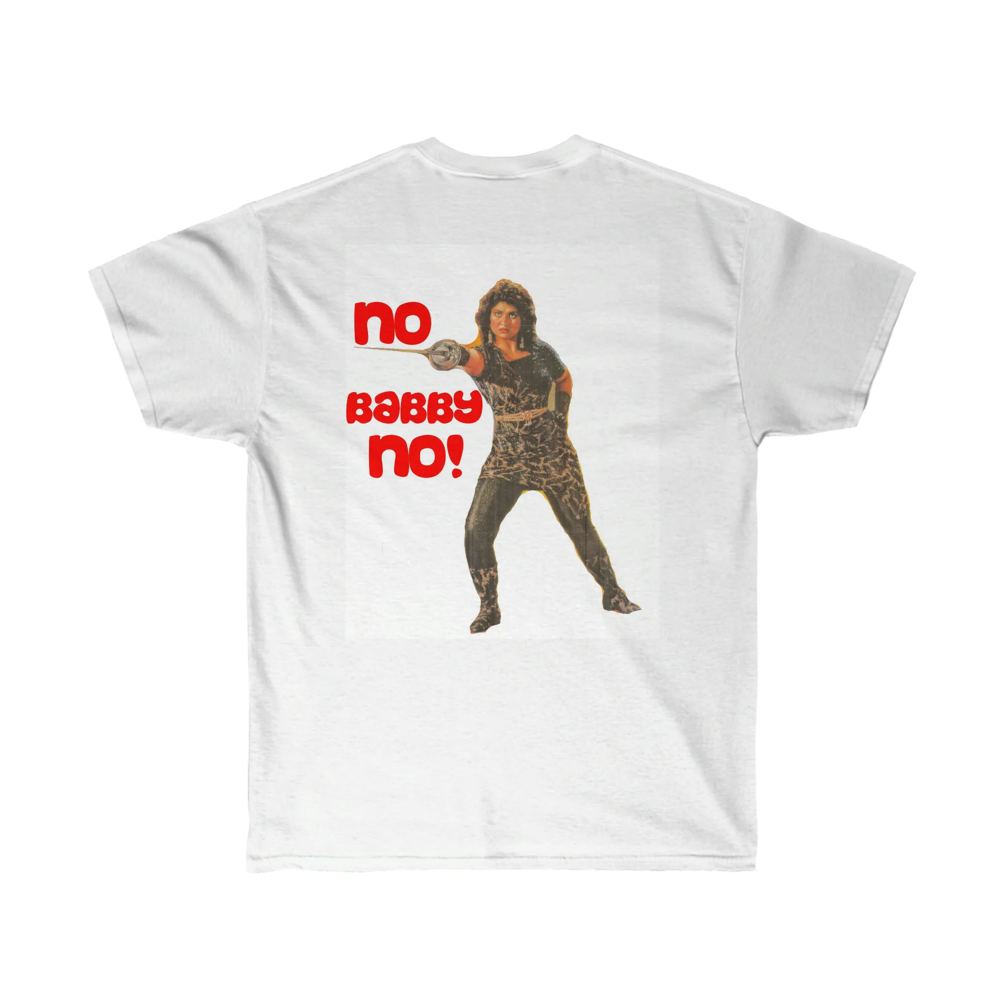 Supergirl & No Babby No - Unisex Ultra Cotton Tee - Image 2