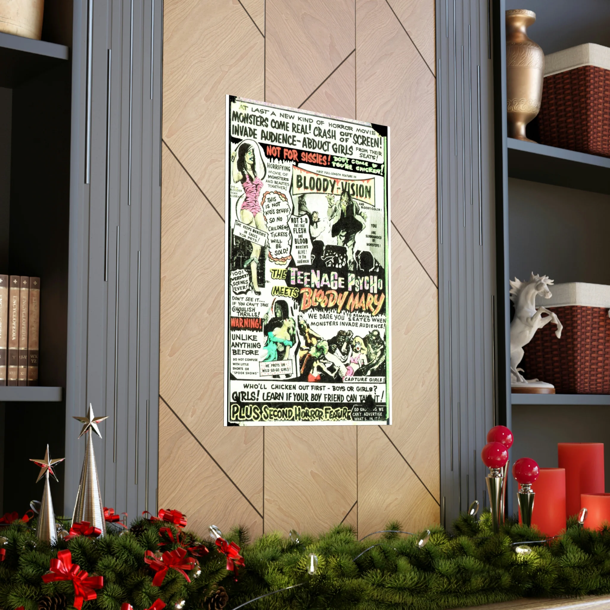 Teenage Psycho Meets Bloody Mary (1964) Premium Matte Vertical Posters - Image 5