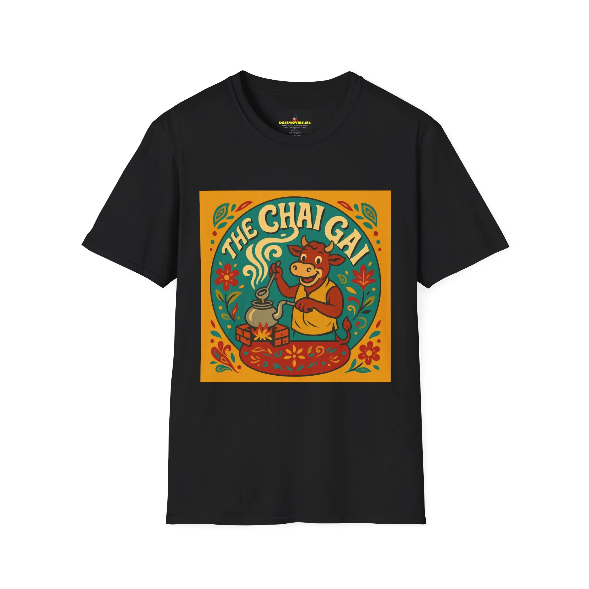 The Chai Gal T-Shirt – Retro Indian Tea Lover Graphic Tee - Image 5