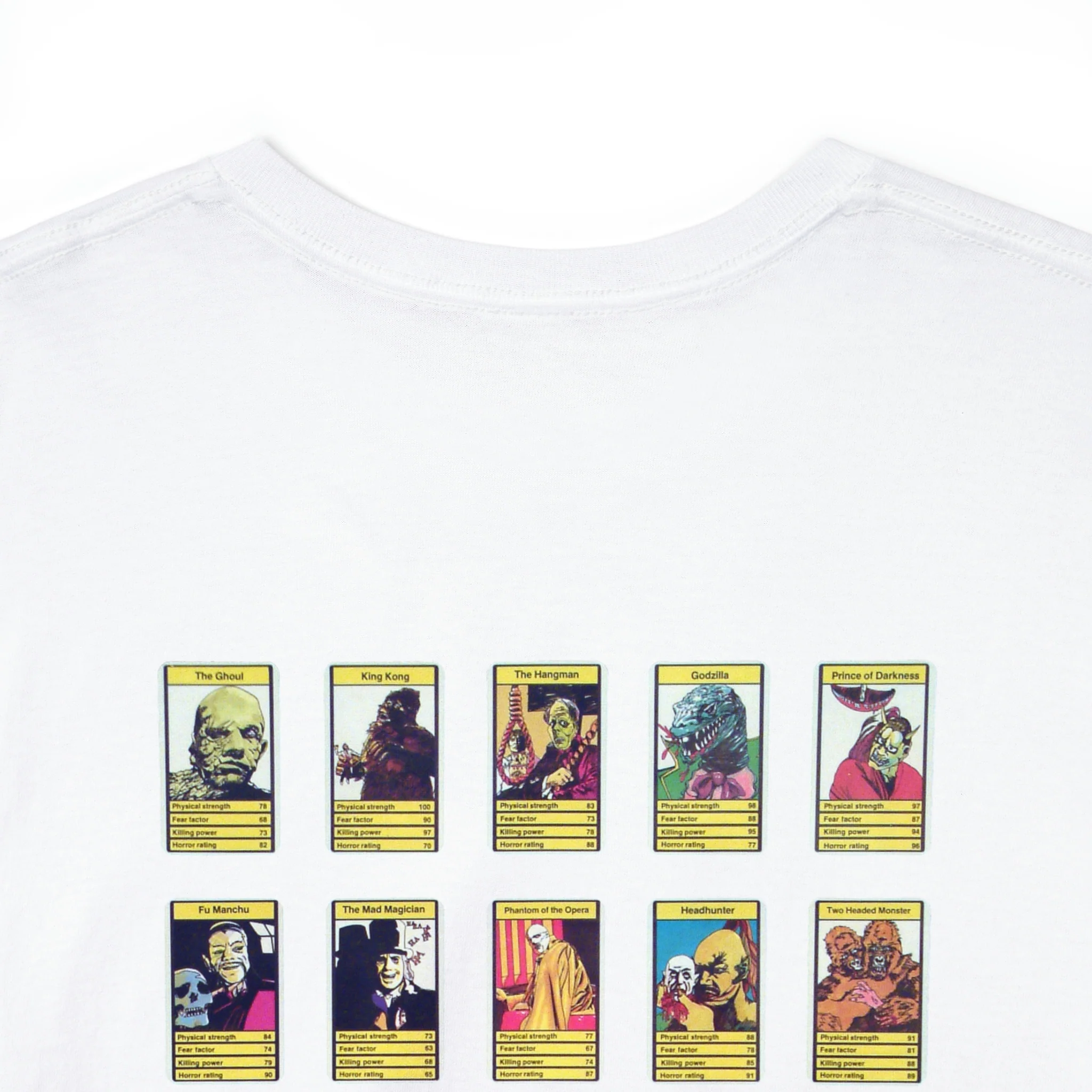 Top Trump Horror - Unisex Heavy Cotton Tee - Image 11