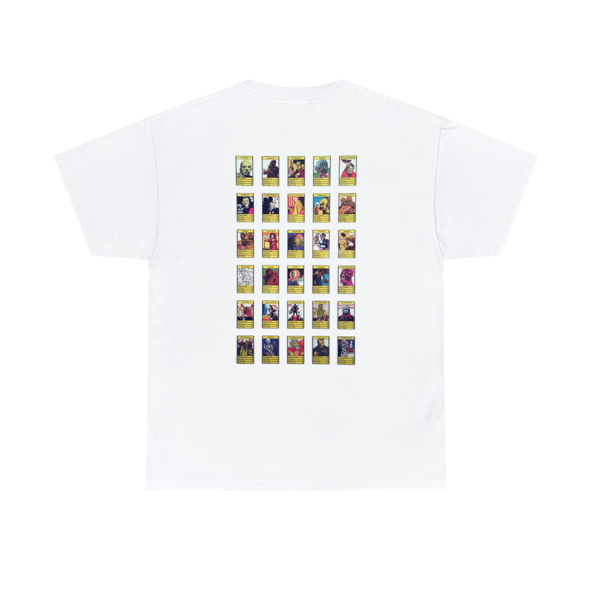 Top Trump Horror - Unisex Heavy Cotton Tee - Image 3