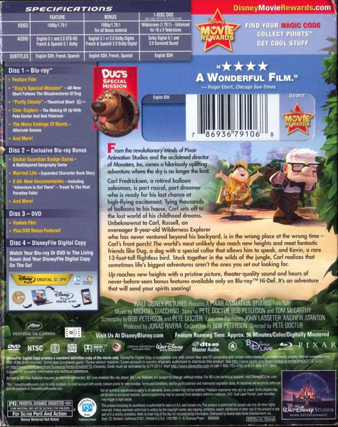 Up (2009) Blu-ray - Image 2