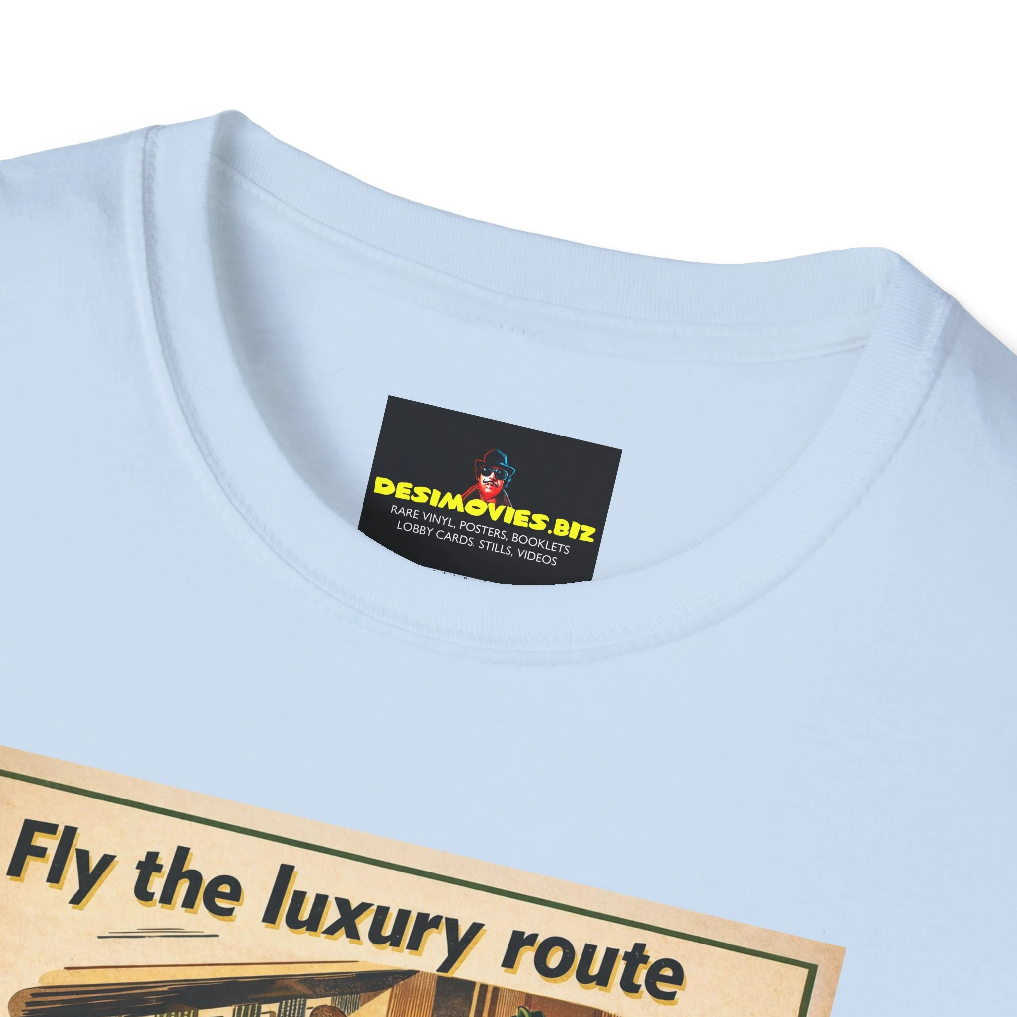 Vintage PIA Airlines Poster T-Shirt — Retro Travel Graphic Tee - Image 12
