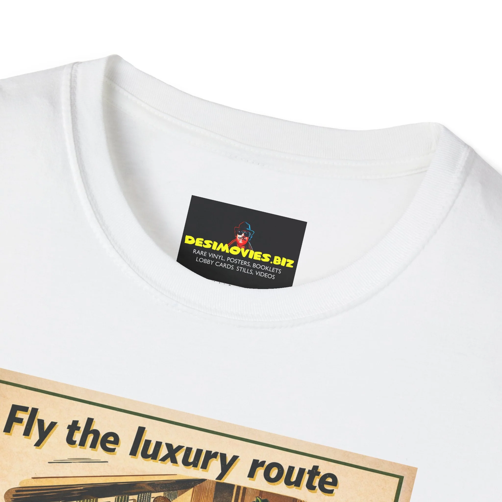 Vintage PIA Airlines Poster T-Shirt — Retro Travel Graphic Tee - Image 6