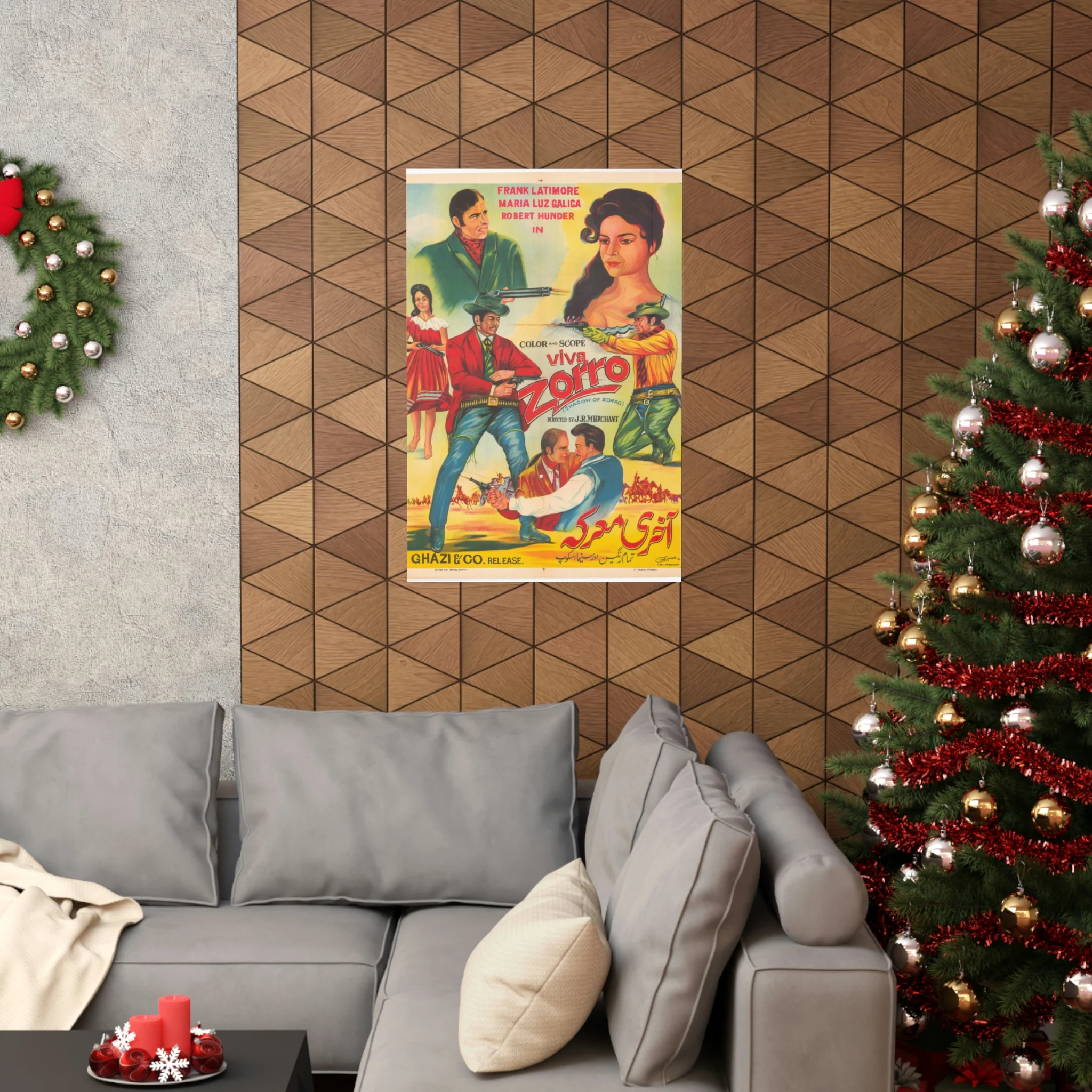 Viva Zorro Urdu Poster for Pakistan Premium Matte Vertical Posters - Image 4
