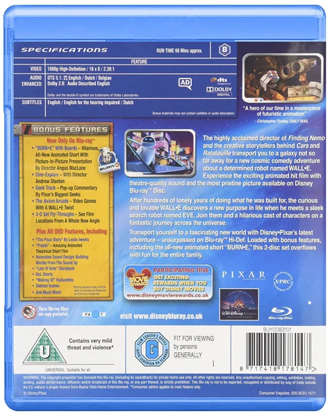 Wall-E [Blu-ray] - Image 2